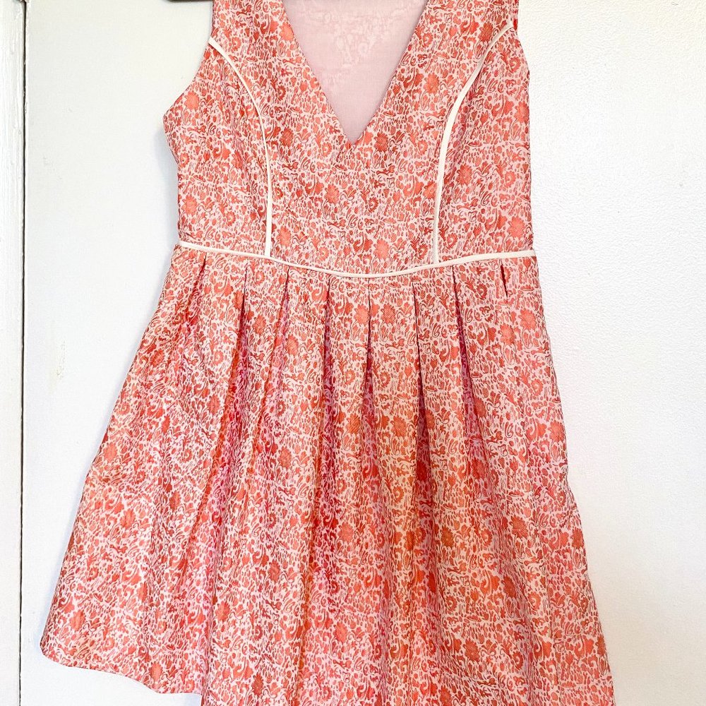 Patterned Pink & White Dress: MinkPink - Size M - Never Worn, No Tags